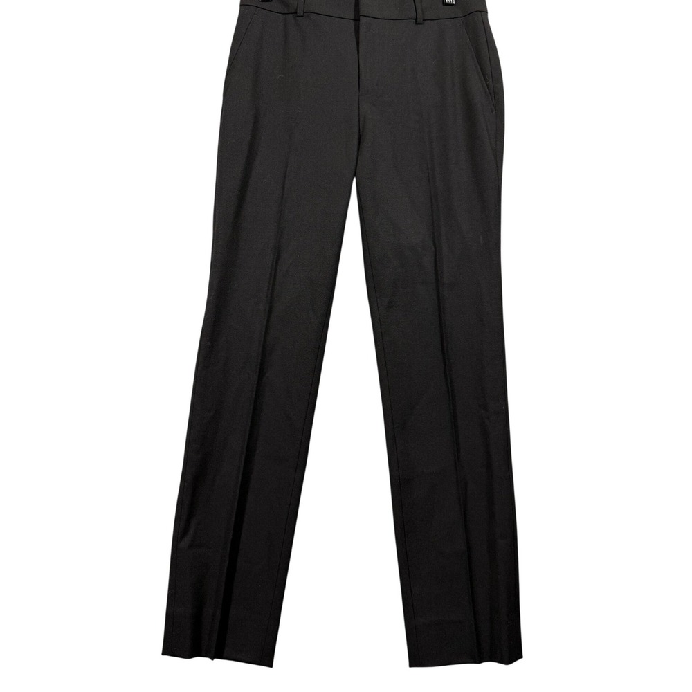 Ralph Lauren‎ Womens Black Wool Blend Tailored Dress Pants 4 Straight Trousers - Picture 13 of 17